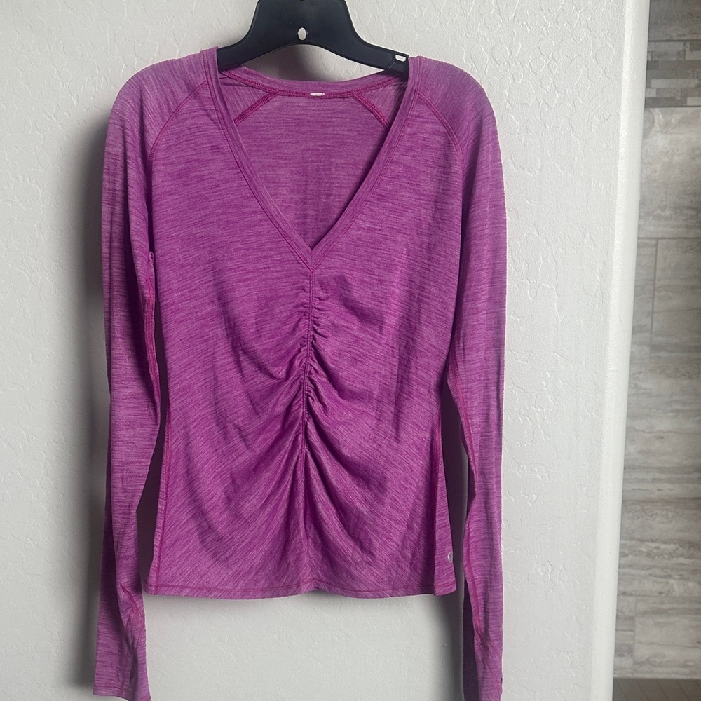 lululemon athletica Magenta Long Sleeve Top